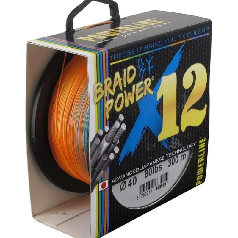Powerline Tresse Braid Power X12 Multicolor