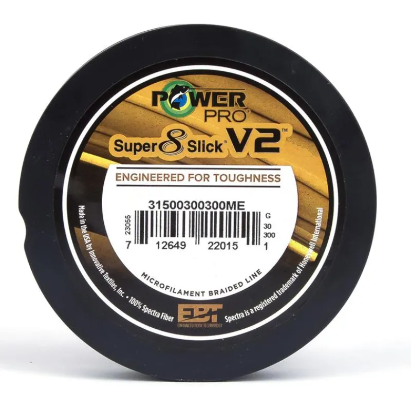 Power Pro Tresse Sup 8 Slick V2 - 275M - Moss Green