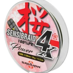 Sakura Tresse Sensibraid 4 Vert - 150M