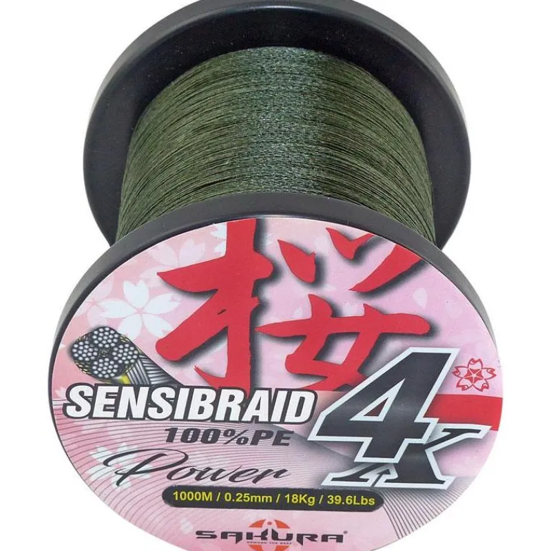Sakura Tresse Sensibraid 4 Vert - 1000M