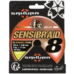 Sakura Tresse Sensibraid 8X Chartreuse - 150M