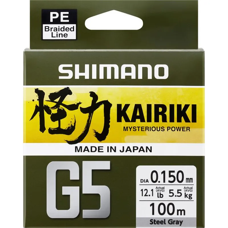 Shimano Tresse Kairiki G5 Hi-Vis Orange - 150M