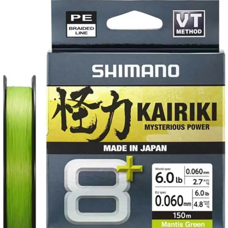 Shimano Tresse Kairiki 8+ Mantis Green - 300M