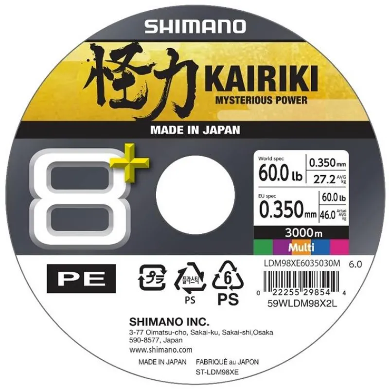 Shimano Tresse Kairiki 8+ Steel Multi - 3000M