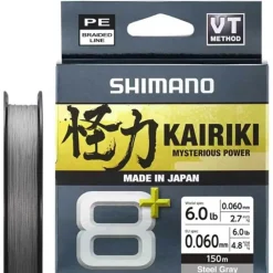 Shimano Tresse Kairiki 8+ Steel Grey - 300M