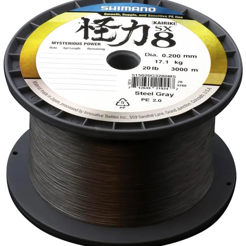 Shimano Tresse Kairiki 8 Steel Grey - 3000M
