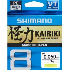 Shimano Tresse Kairiki Sx8 Jaune - 300M