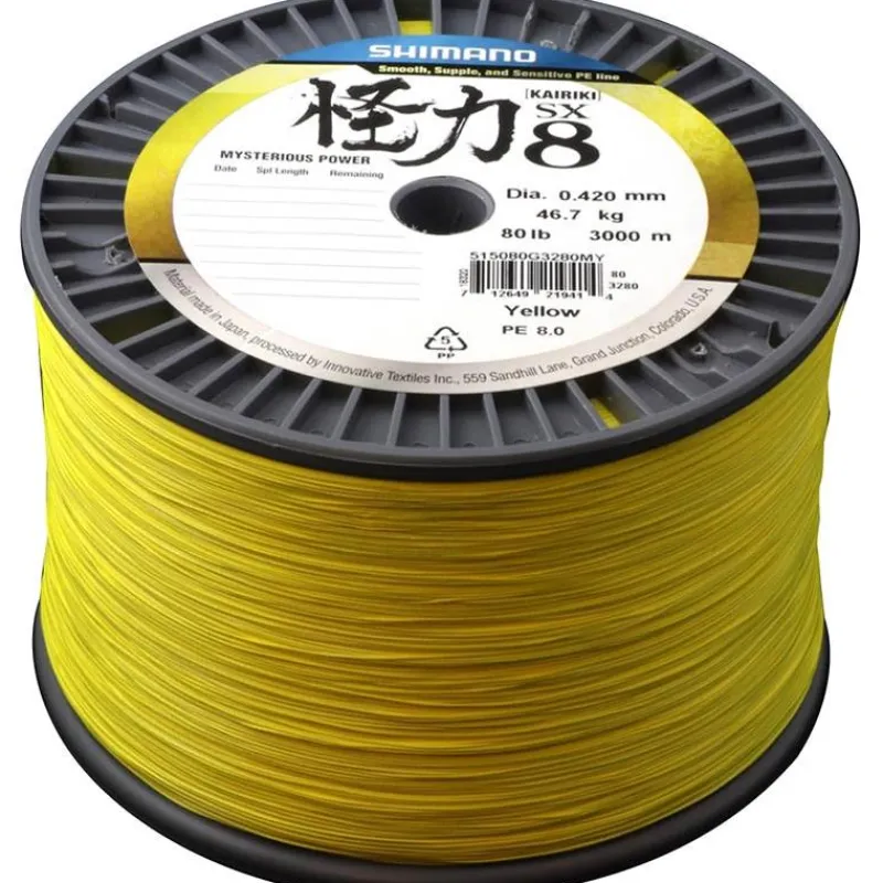 Shimano Tresse Kairiki 8 Yellow - 3000M