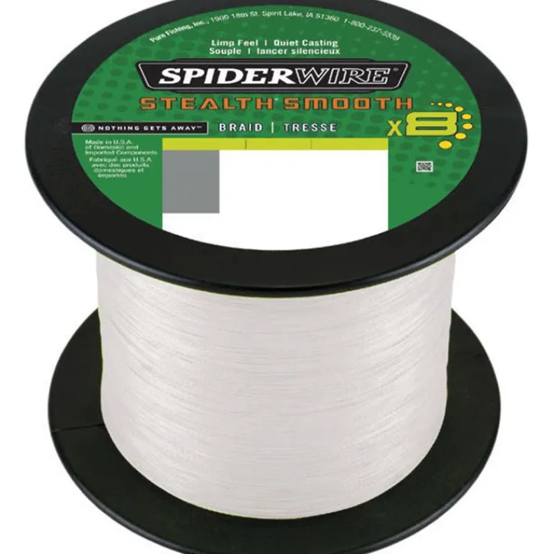 SpiderWire Tresse Stealth Smooth 8 - Translucide - 2000M