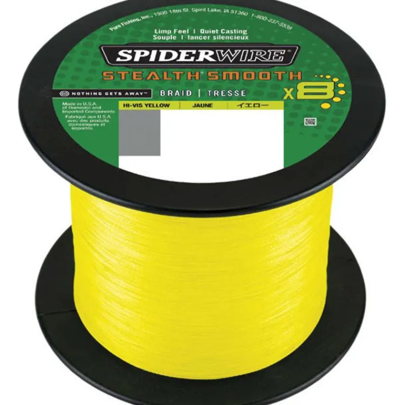 SpiderWire Tresse Stealth Smooth 8 - Jaune - 2000M