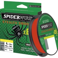SpiderWire Tresse Stealth Smooth 8 - Rouge - 150M