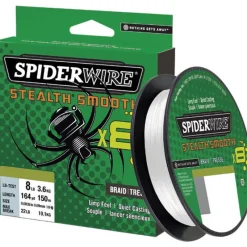 SpiderWire Tresse Stealth Smooth 8 - Translucide - 300M