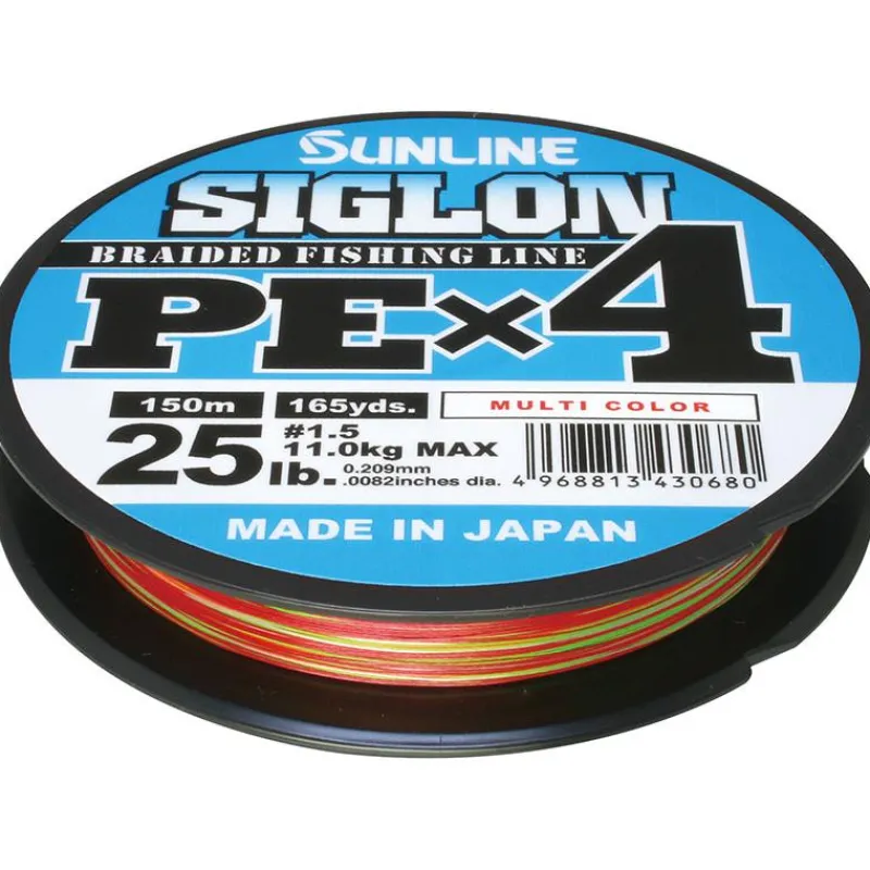 Sunline Tresse Siglon Braid Pe 4X Multicolore - 200M