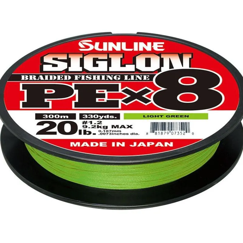 Sunline Tresse Siglon Braid Pe 8X Vert Clair - 300M