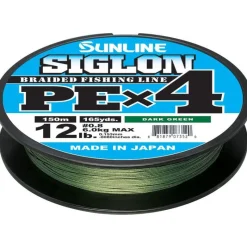 Sunline Tresse Siglon Braid Pe 4X Vert Fonce