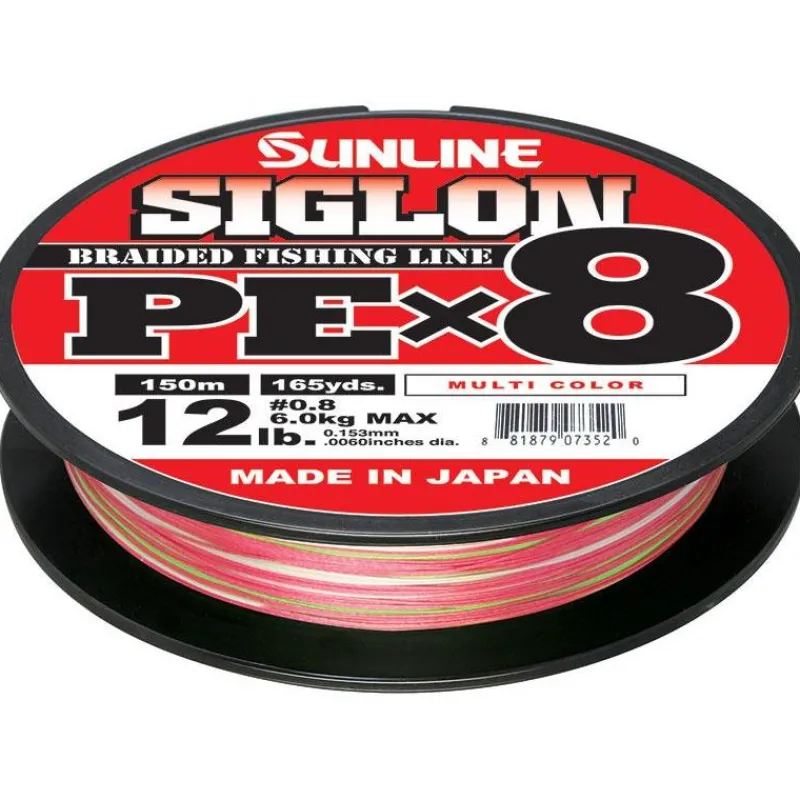 Sunline Tresse Siglon Braid Pe 8X Multicolor - 150M