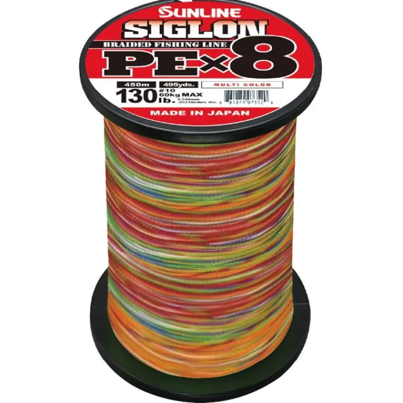 Sunline Tresse Siglon Braid 8X Tuna Broume Multicolore