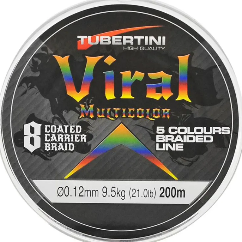 Tubertini Tresse Viral 8 Multicolore - 200M