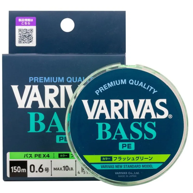 Varivas Tresse Bass Pex4 Green - 150M
