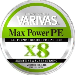 Varivas Tresse Max Power Pe X8 Lime Green - 150M