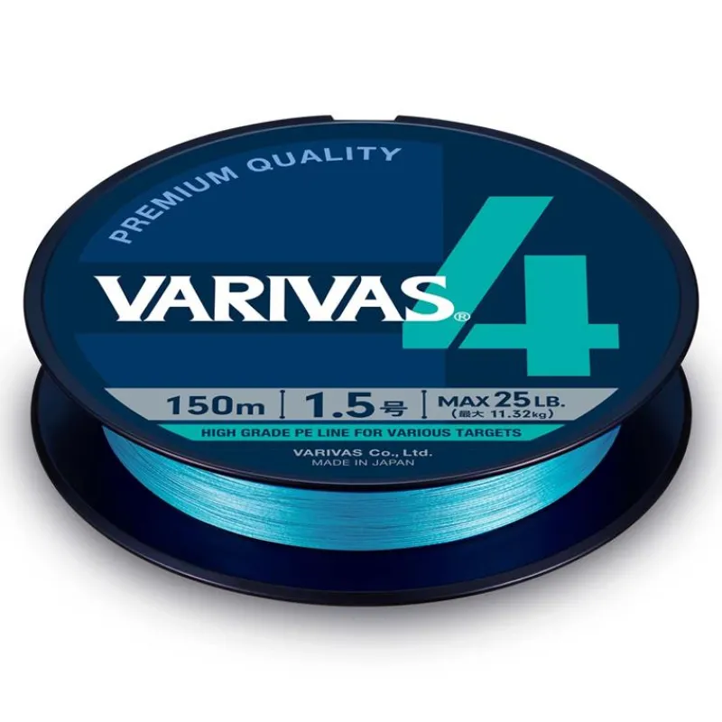 Varivas Tresse 4 Water Blue - 150M