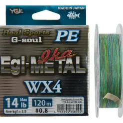 YGK Tresse G Soul Wx4 Egi Abd Metal D700 120M