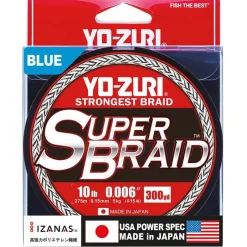 Yo-Zuri Tresse Super Braid Bleu - 275M