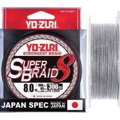 Yo-Zuri Tresse Superbraid 8X Argent - 150M