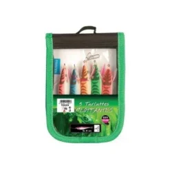 Flashmer Trousse Turlutte Non Plombées Flottantes