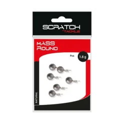 Scratch Tackle Tête Plombée Mass Round